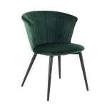 Replica Kendall Velvet Chair - Metal And Velvet - Pink