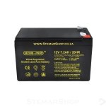 SECURI-PROD 12V 7.2AH Sla Battery Sealed Lead Acid