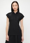 Polo Wmn Makena Short Sleeve Embellished Golfer - Black