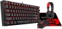 Redragon 4-IN-1 Gaming Combo Keyboard Mouse Mouse Pad Headset