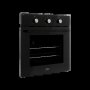 Univa 60CM Eye Level Oven Brushed Metallic U246M1