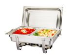 Zs - Gm Stainless Steel Dual Tray Chafing Dish - Food Warmer