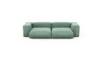 Two Module Sofa - Velvet - Mint - 272CM X 136CM