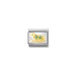 Composable Classic Link Green Frog With Stones