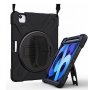 Tuff-Luv Armour Jack Rugged Case With Armstrap And Handstrap For Lenovo Tab M10 Plus 3RD Gen 10.6 Inch TB-125F/128F - Black