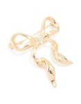Goldair Gold Diamante MINI Bow Brooch