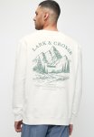 L&c Printed Crew Neck Top - Ecru