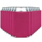 Blank Beer Can Cooler Sleeves 110-PACK Soft Insulated Beer Can Coolies - Htv Friendly Blank Koolies In Bulk For Beer Cans & Bott