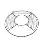 Lifespace Potjie Ring For 57CM Kettle Braai With 2 X Side Grids