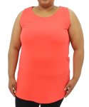 Ladies Plain Cami - 60 Tangerine