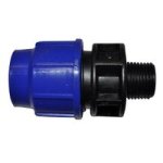 Bulk Pack 2 X Male Compression Adaptor - 50MM X 2 Inch
