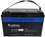 Uniross LFP12-100 12.8V 100AH 1.28KWH Lithium Phosphate Battery