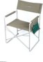 Bushtec Steel Directors Chair With Side Pocket 200KG