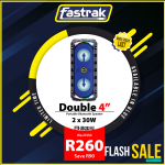 STB-UK4202-BL Stb 4" 2 Bt Potable Speaker Blue