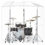 Drum Shield Converts To 2FTX6FT. Full-length Stainless Steel Hinges. Drum Cage For Home Church Practice & Performances 4 Panels
