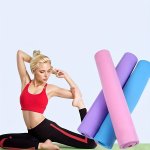 Premium Non-slip Eva Yoga Mat - Moisture-resistant Durable & Lightweight For Home Gym Fitness Training - High Density Sweat-comf
