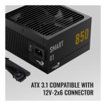 Aerocool Smart G1 Gold Atx 3.1 Pcie 5.1 850W 80+ Gold – New