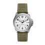 Fossil Bronson Three-hand Date Olive Nylon Watch - FS5918