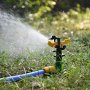 1pc 360 Degree Automatic Rotating Rocker Arm Sprinkler 4 Points Plastic Lawn Garden Sprinkler Sprinkler Irrigation Sprinkler