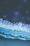 Living Blue Agate Art Print - Matte Fine Art Print No Frame A2
