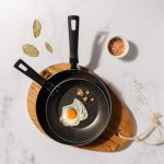 Roch Fry Pan Set Speckle Black 2 Piece