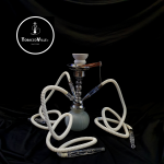 12" Inch Pumpkin Baby Shisha Hookah 3 Hose Smoking Pipe