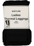 Black Thermal Footless Leggings - M Black