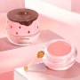 Hydrating Lip Sleeping Mask Non-greasy Moisturizing & Soothing Portable With Hidden Lip Brush Refreshing Watermelon Design All Seasons Night Use