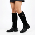 Ladies Huda 18 Combination Long Boot - Black - 8
