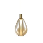 Aurelia Pendant Light In Medium And Large Amber Smoke Clear - Large Clear
