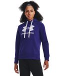 Women's Ua Rival Fleece Logo Hoodie - Sonar Blue XL