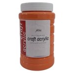 Multipurpose Craft Acrylic Orange Crush 1L