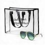 Large Clear Beach Bag And Aviator Sunglasses - Christmas Summer Travel Set