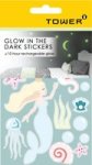 Glow In The Dark Stickers - Mermaid - 18 Stickers