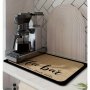 1PC Dish Drying Pad Espresso Machine Countertop Absorbent Pad Washstand Drain Mat Soft Faucet Absorbent Mat Washstand Cup Mat Kitchen Accessories Bathroom Accessories