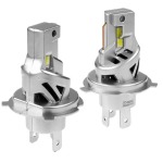 V04 LED Lightning H4 Globes - Set Of 2