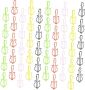 50PCS Metal Guitar Paper Creative Music Theme Bookmarks Office Clips