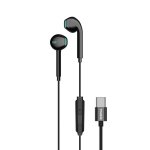 Yookie Wired Type-c Earphones Black