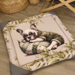 Playmat 1.2M X 1.2M Doggy Pug Sleeping In Stock