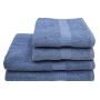 Eqyptian Collection Towel -440GSM -2 Hand Towels 2 Bath Sheets -denim