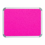 Info Board Aluminium Frame - 900 600MM - Pink