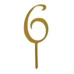 Goldair Gold Topper Number 6