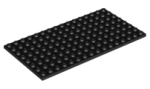 Parts Plate 8 X 16 92438 - Black