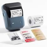 NB806 - Niimbot - B1_PRO - 300DPI - Portable Thermal Label Printer Incl Free Label Roll 50X30MM Lake Blue Grey
