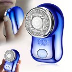 Small And Compact MINI Electric Shaver Efficient Shaving Dual Ring Blade Net Intelligent Digital Display Detachable Blade Head E