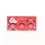 Christmas Festive Bath Bombs Trio - Holiday Gift Set For Relaxation Giftalot