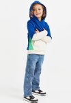 Hoodie - Bright Blue block-coloured