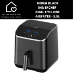 Midea Black Innerchef Dual Cyclone Airfryer - 5.5L