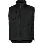 Work Vest Deltaplus Body Warmer Waterproof Black Size 3XLARGE