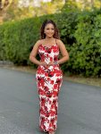 Tie Dye Print Pleated Dress Summer Spaghetti Strap Bodycon Dress Women's Clothing